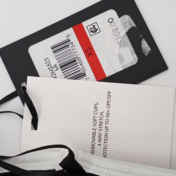 DKNY T-Back One-Piece Swimsuit Black XS - Picture 14 of 14